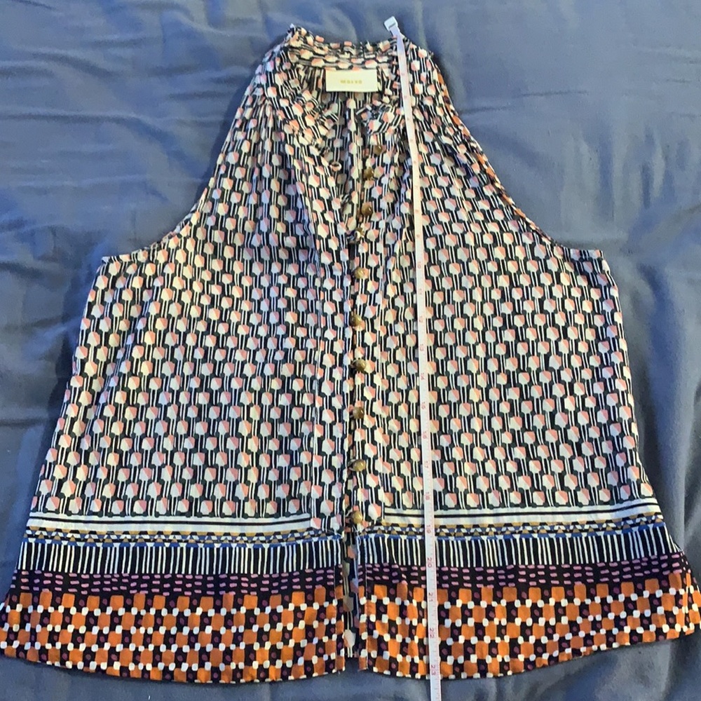 Maeve for Anthropologie Sleeveless Cotton Blouse, Size XS - Picture 15 of 15